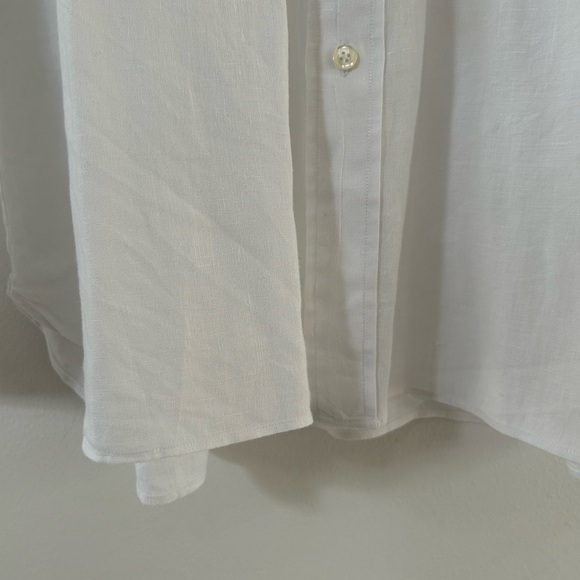 Brooks Brothers 100 % linen long sleeve shirt L - Picture 4 of 12